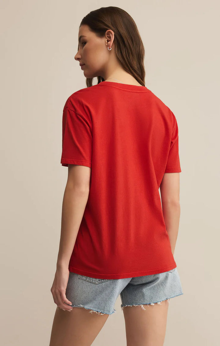Oversized , relaxed fit, cotton jersey tee 
