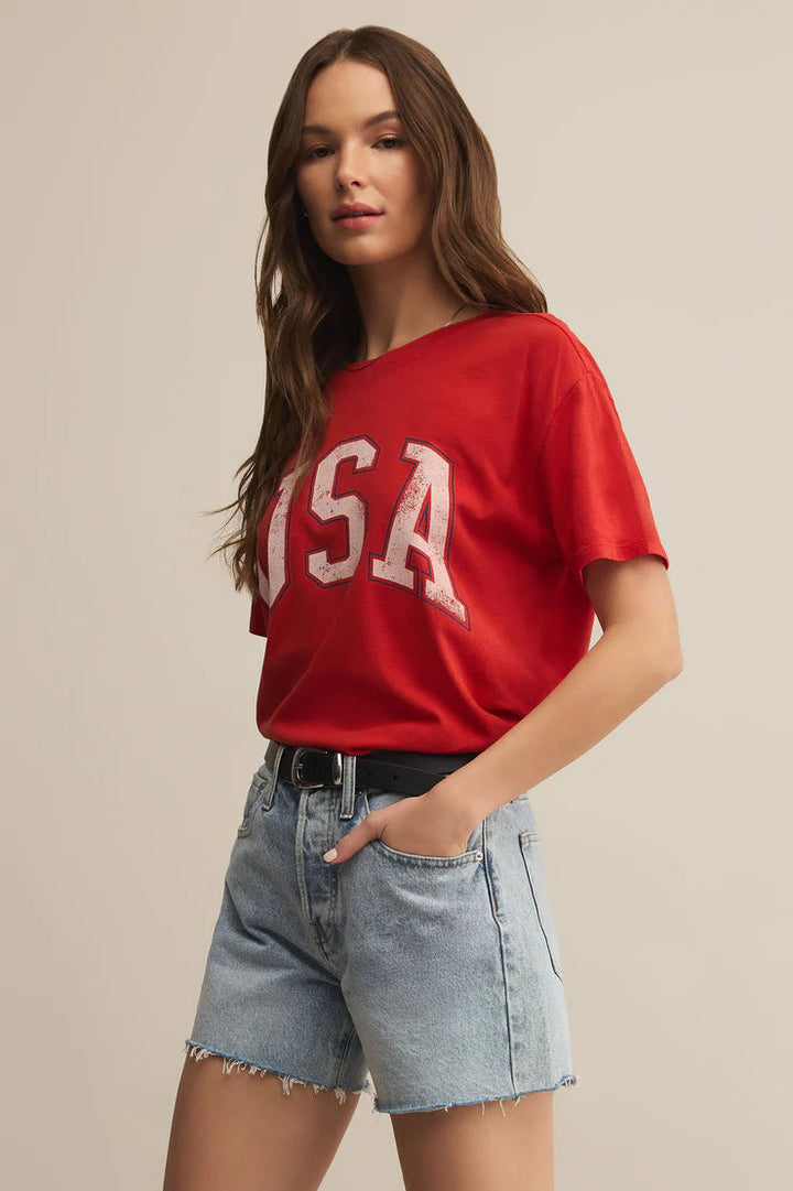 Oversized , relaxed fit, cotton jersey tee 