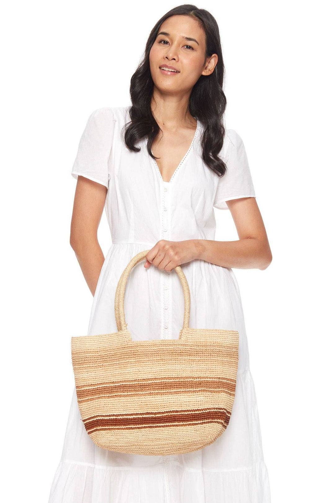 Mar Y Sol Piper Tote Sand- Dear Lucy