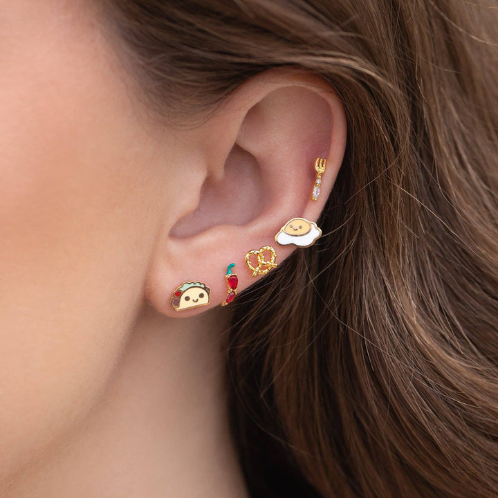 Girls Crew Knot Your Average Pretzel Stud Earrings - Dear Lucy