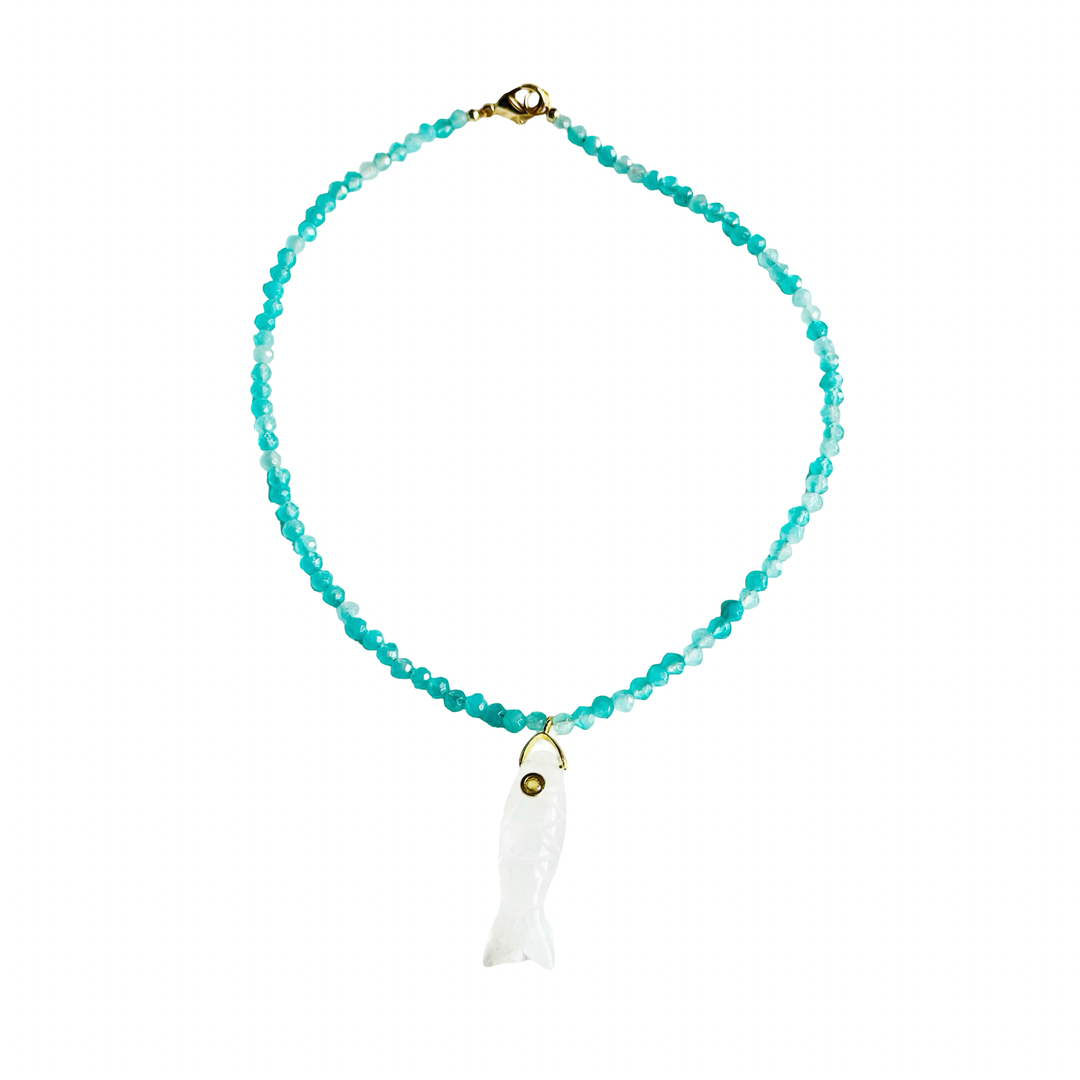 Market and King The Big Eye Fish Necklace