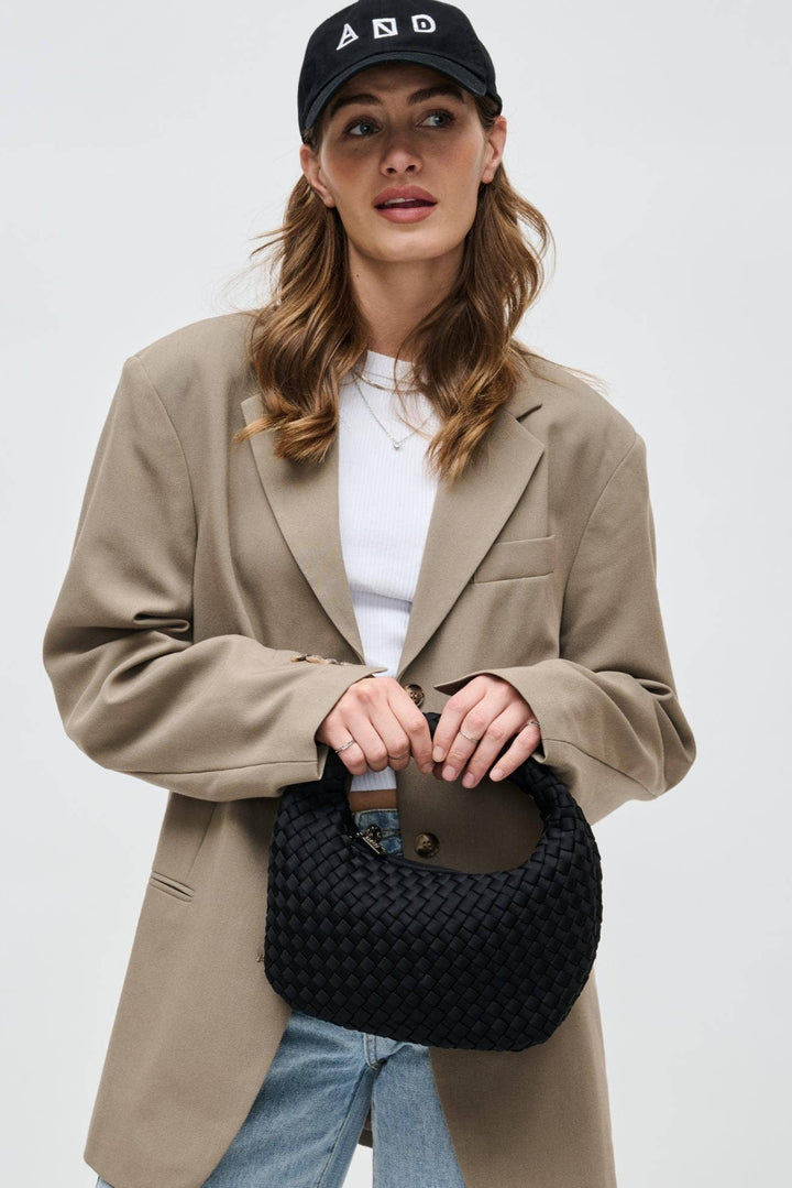 Sol & Selene Dare to Dream - Small Woven Neoprene Clutch - Dear Lucy