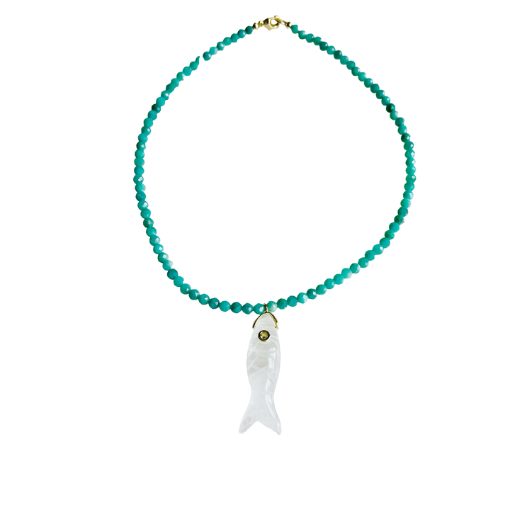 Market and King The Big Eye Fish Necklace