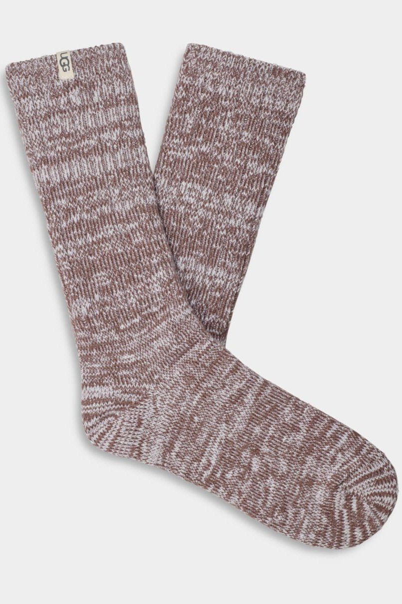 UGG® Rib Knit Slouchy Crew Sock Allspice - Dear Lucy