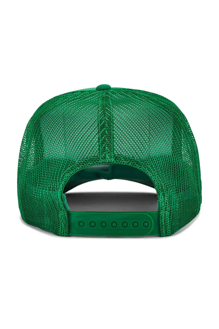 Lucky Charm Trucker Hat in Green - Dear Lucy
