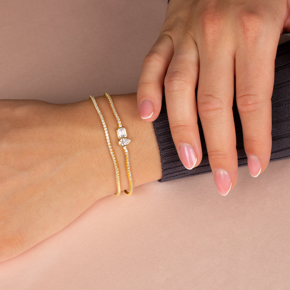 Classic Thin Tennis Bracelet - Dear Lucy