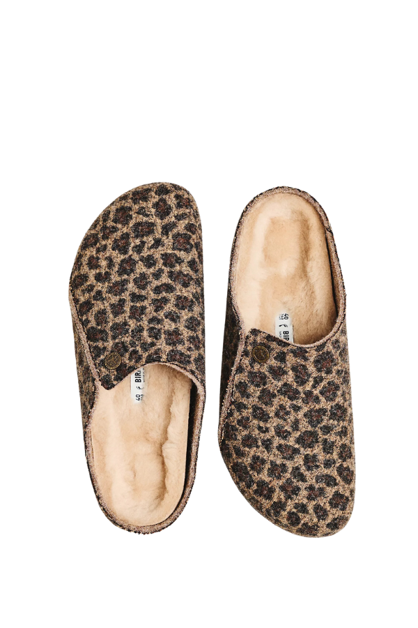 Birkenstock Zermatt Shearling Leo Toffee/Sandcastle Narrow - Dear Lucy