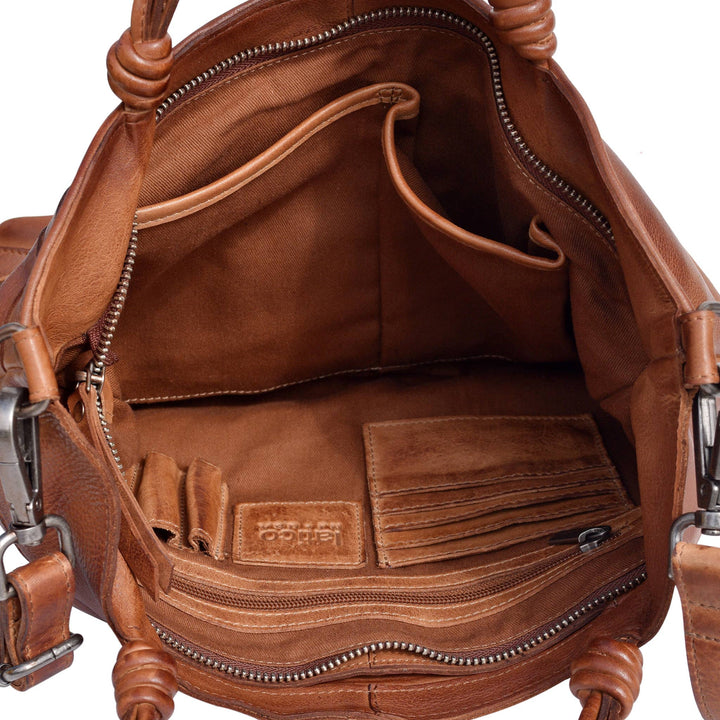 Latico Joplin Leather Tote Oat - Dear Lucy