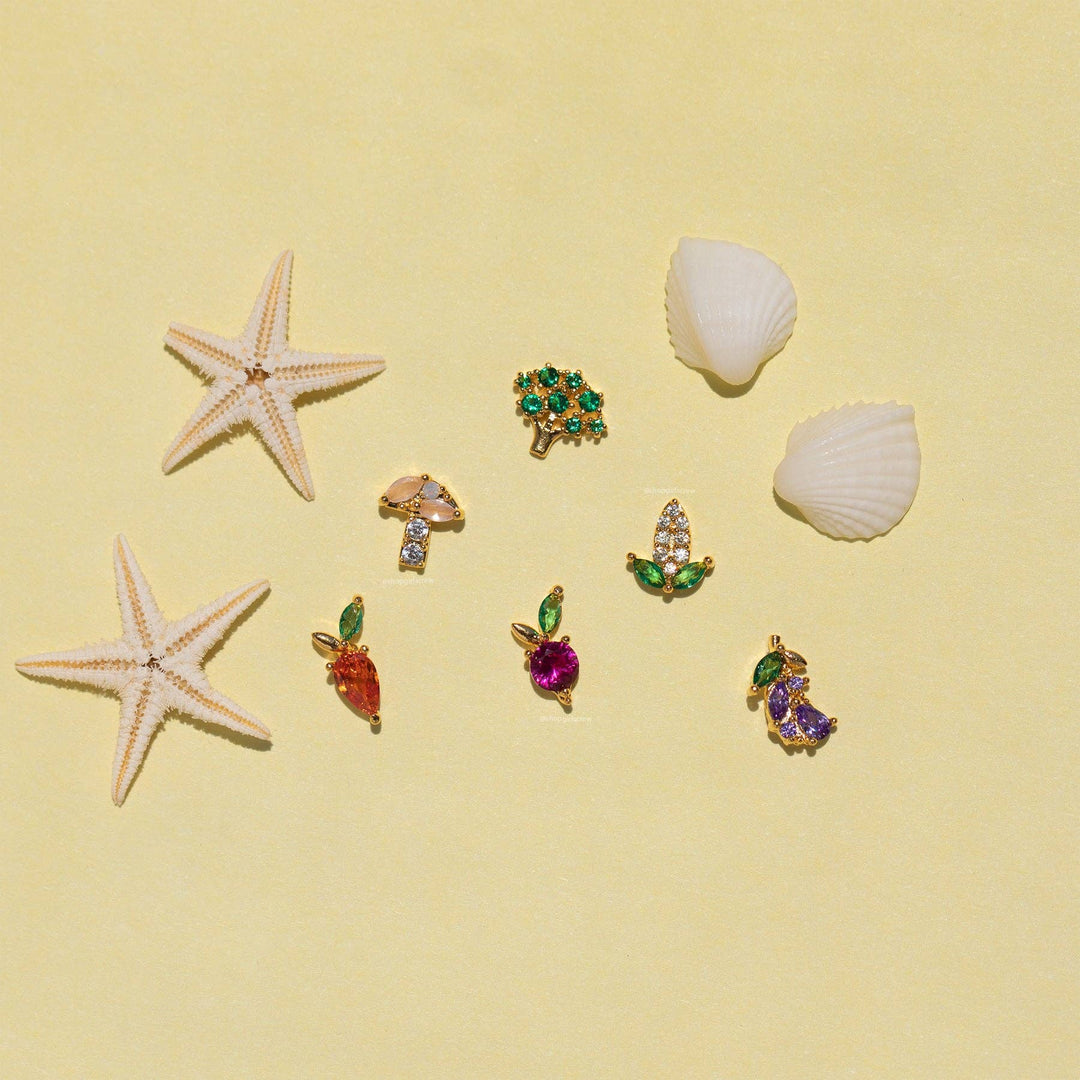 Farmers Market Veggie Stud Set