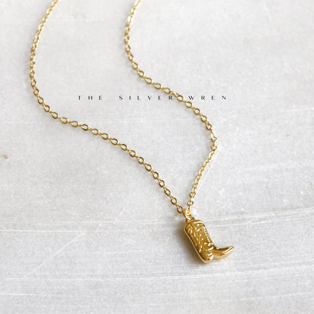 Silver Wren Western Pendant Necklace - Dear Lucy