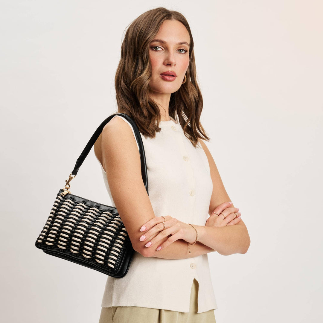 Moda Luxe Maggie Crossbody Tan Ivory