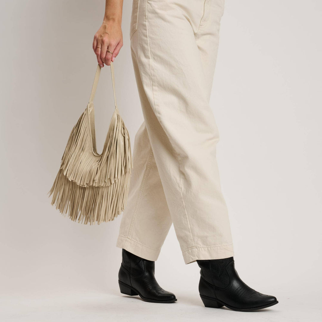 Moda Luxe Stevie Hobo Cream