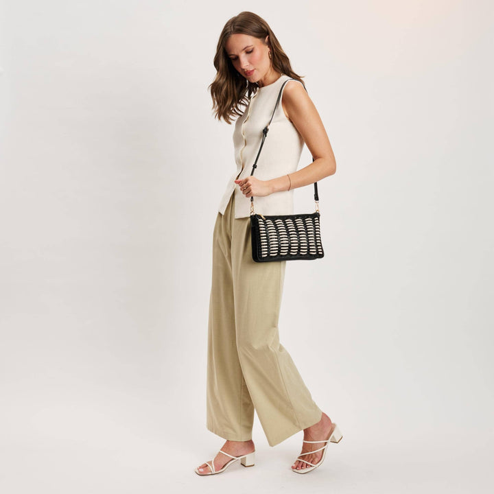 Moda Luxe Maggie Crossbody Tan Ivory