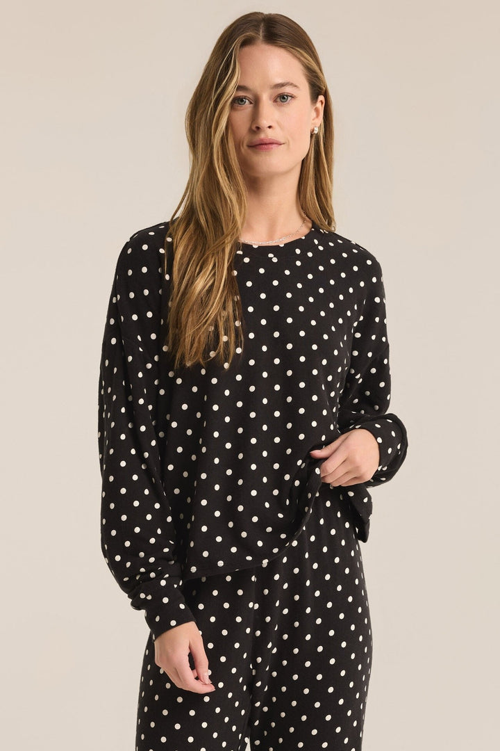 Z Supply Dot Life Long Sleeve - Dear Lucy