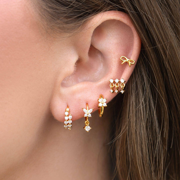Girls Crew Lil Bow Stud Earrings - Dear Lucy