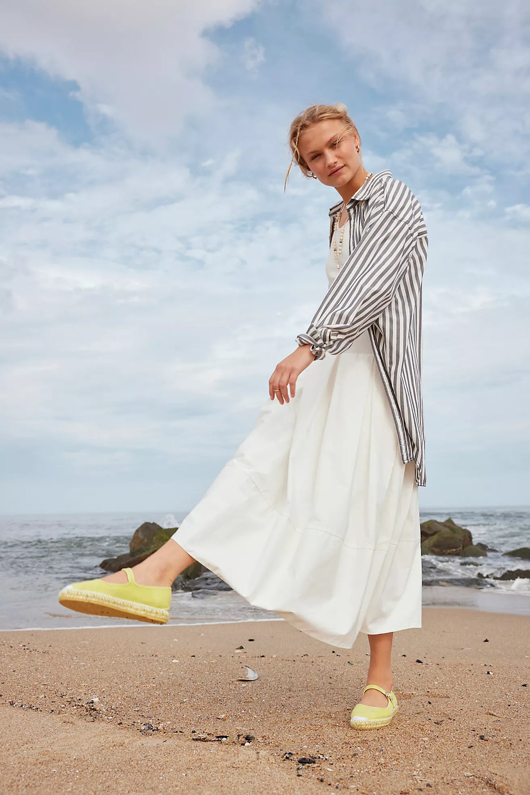 Free People Oasis Mary Jane Espadrille Sunkissed Yellow - Dear Lucy