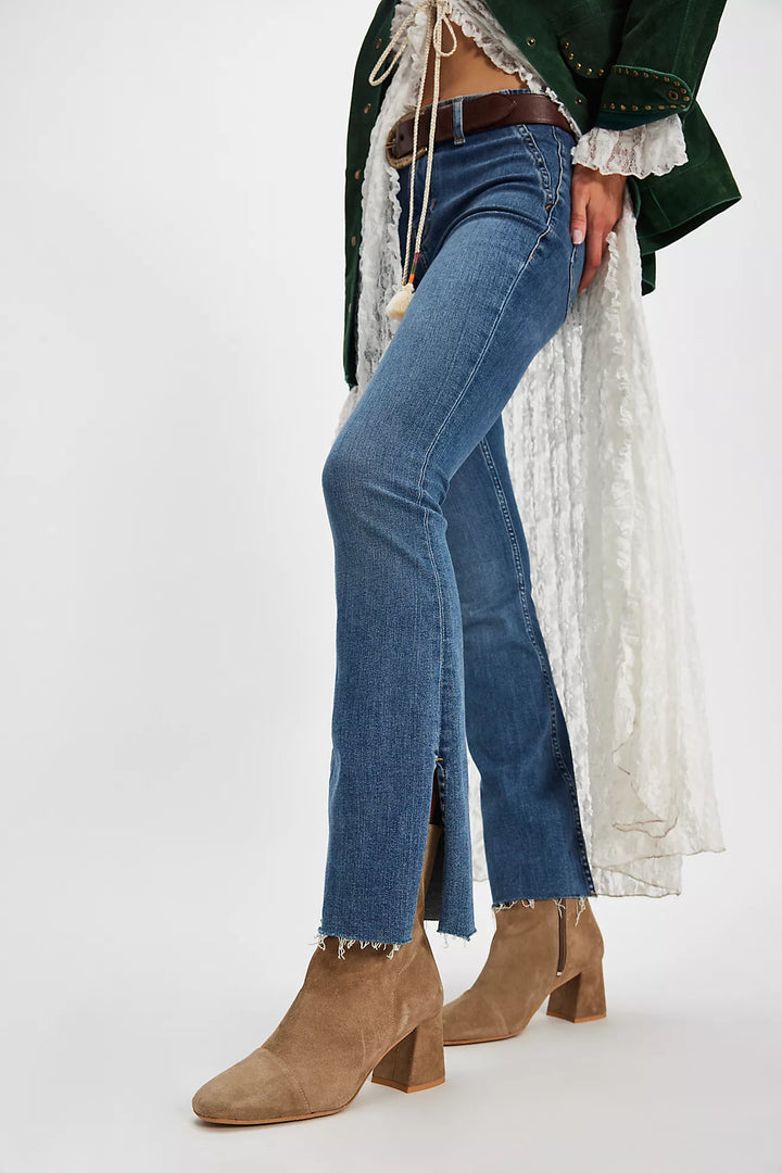 Free People Wisteria Ankle Boot Taupe - Dear Lucy