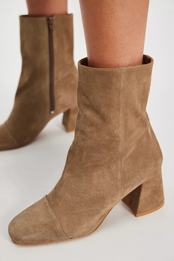 Free People Wisteria Ankle Boot Taupe - Dear Lucy