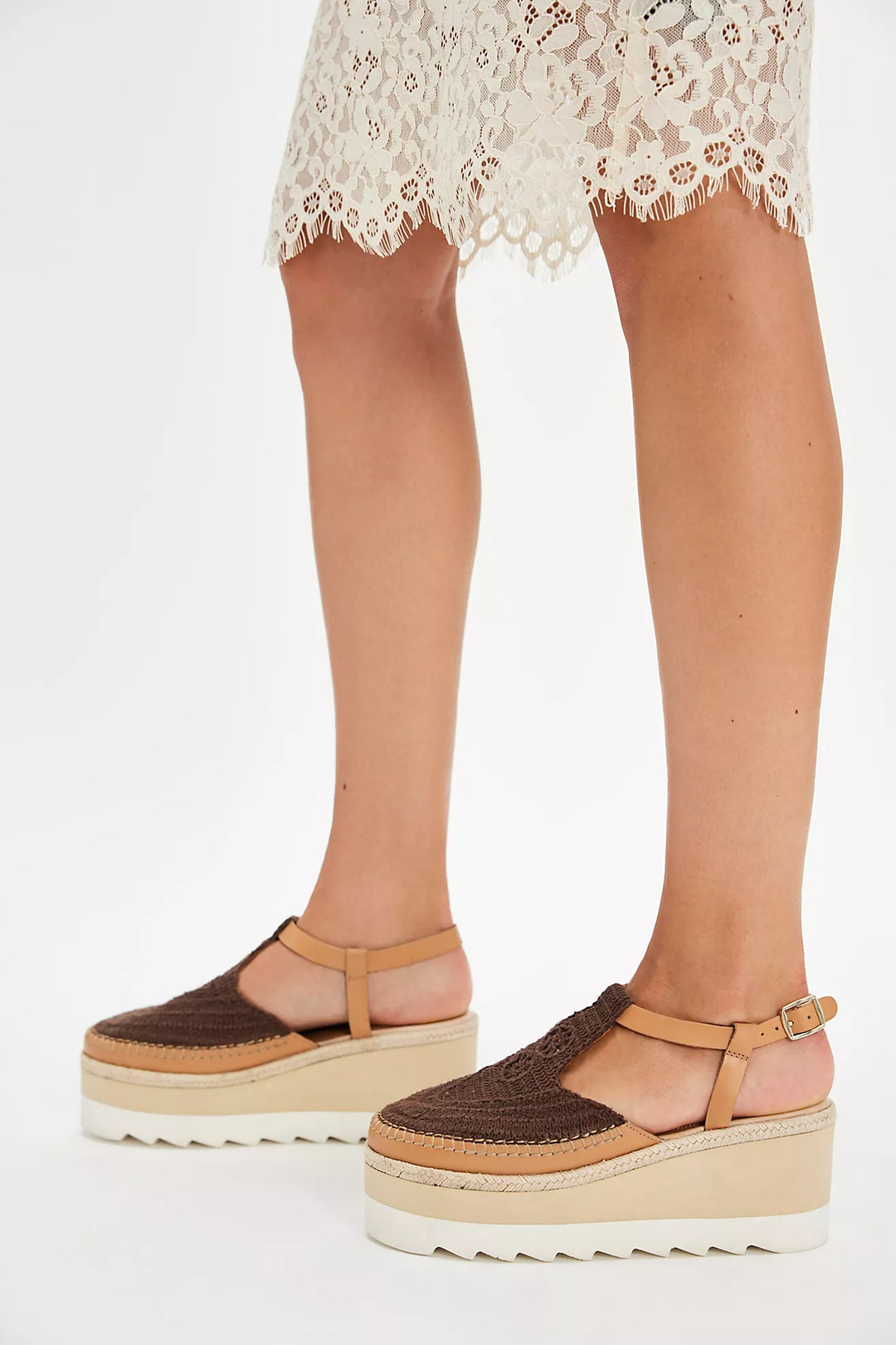 Free People Morning in Mykonos Espadrille Oak Combo - Dear Lucy
