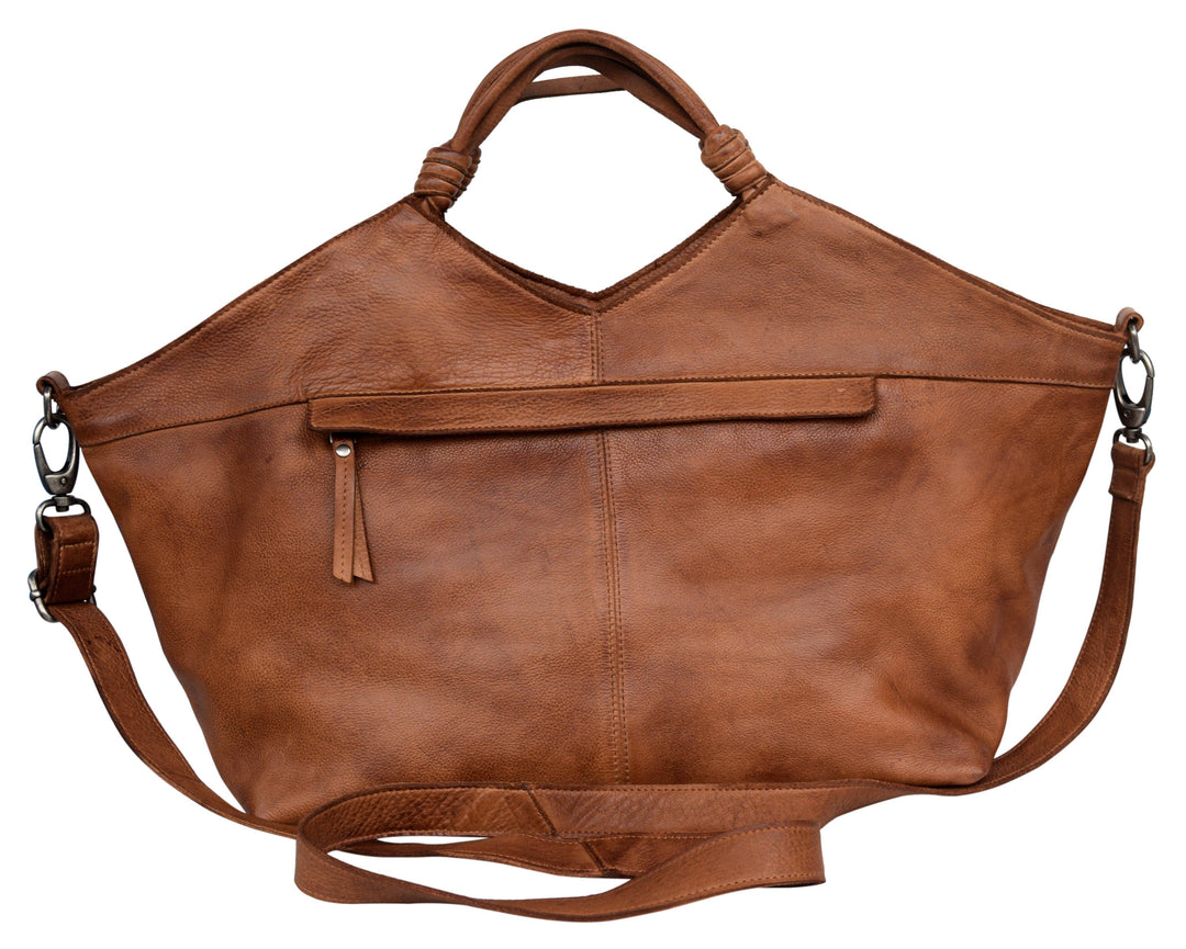 Latico Nelly Leather Tote Cognac