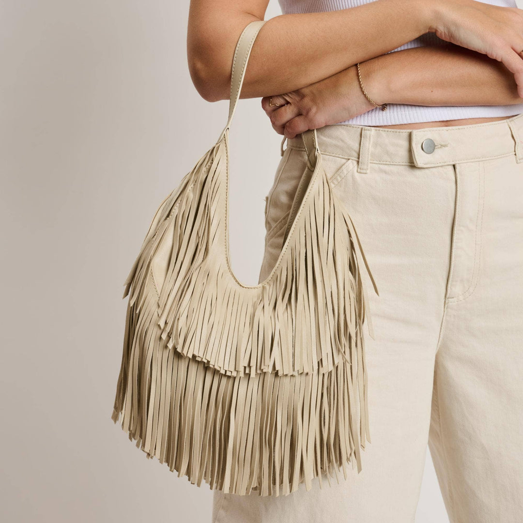 Moda Luxe Stevie Hobo Cream