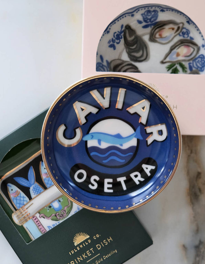 Caviar Porcelain Trinket Dish - Dear Lucy