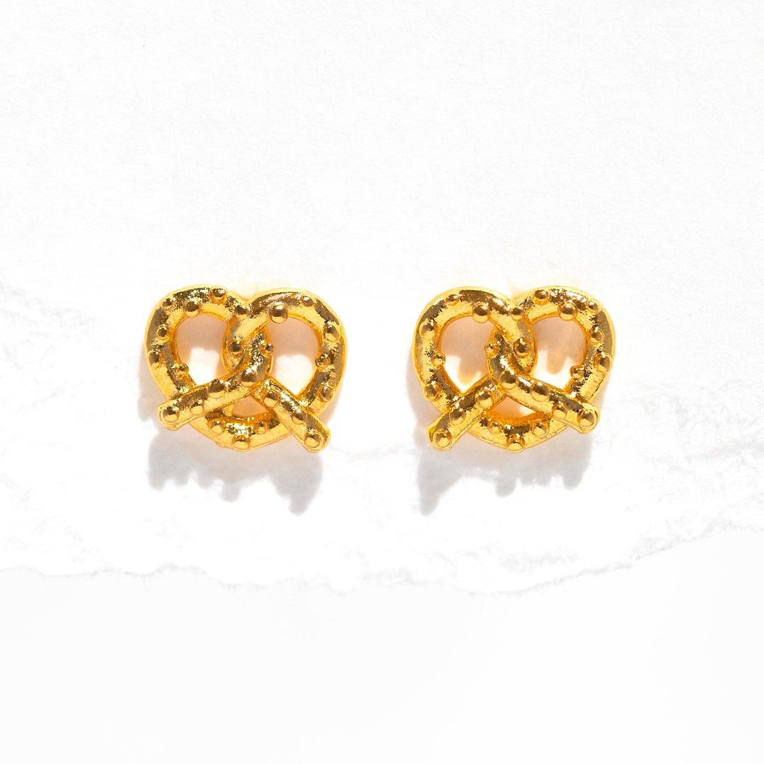Girls Crew Knot Your Average Pretzel Stud Earrings - Dear Lucy