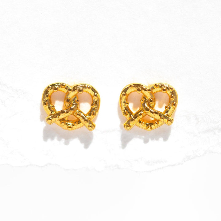 Girls Crew Knot Your Average Pretzel Stud Earrings - Dear Lucy