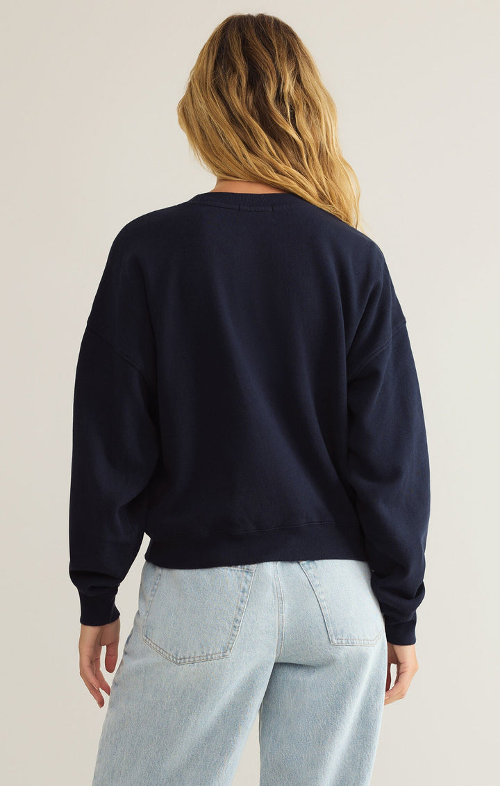 Z Supply First Date Sweatshirt Merci - Dear Lucy