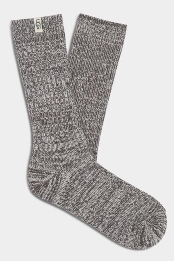 UGG® Rib Knit Slouchy Crew Sock Nightfall - Dear Lucy
