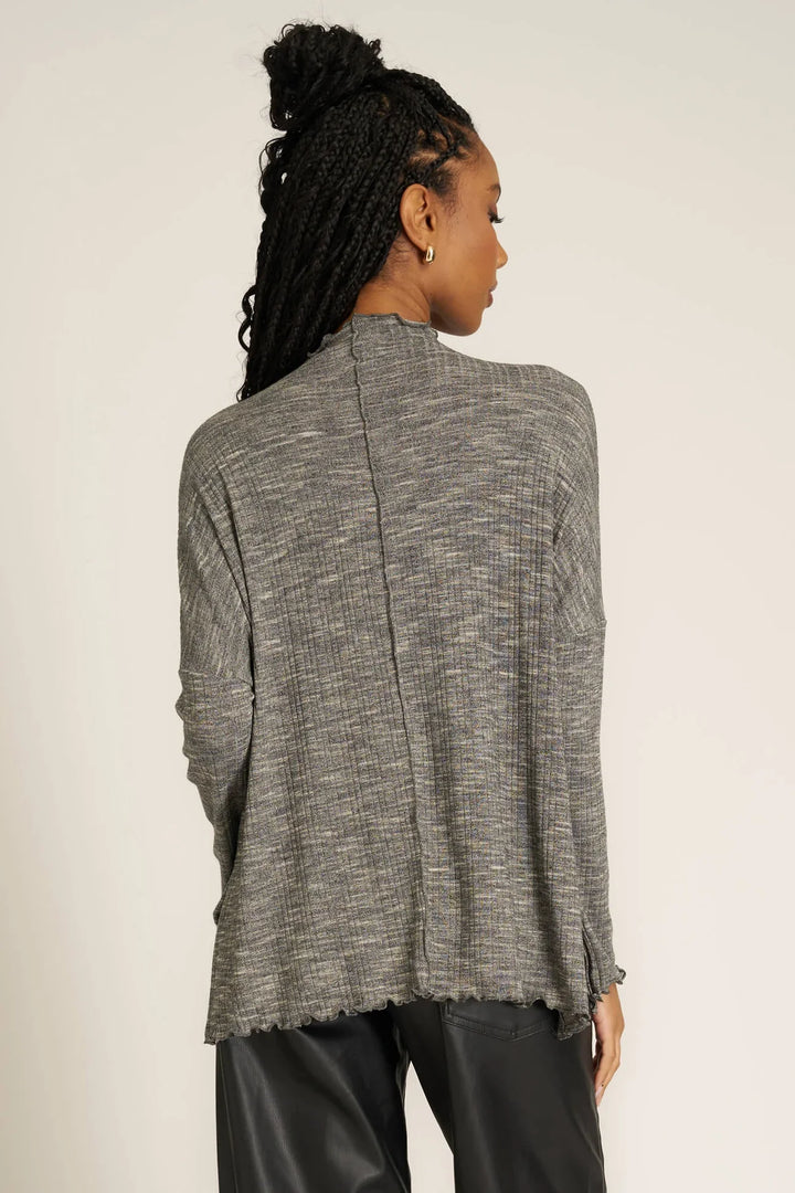 Project Social T Sea of Love Seamed Long Sleeve in Mother of Pearl - Dear Lucy