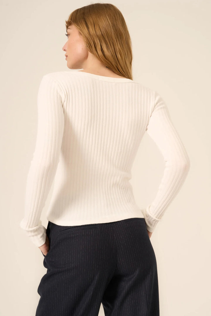 Project Social T What's The Scoop Long Sleeve White