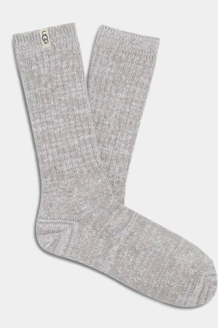 UGG® Rib Knit Slouchy Crew Sock Seal - Dear Lucy