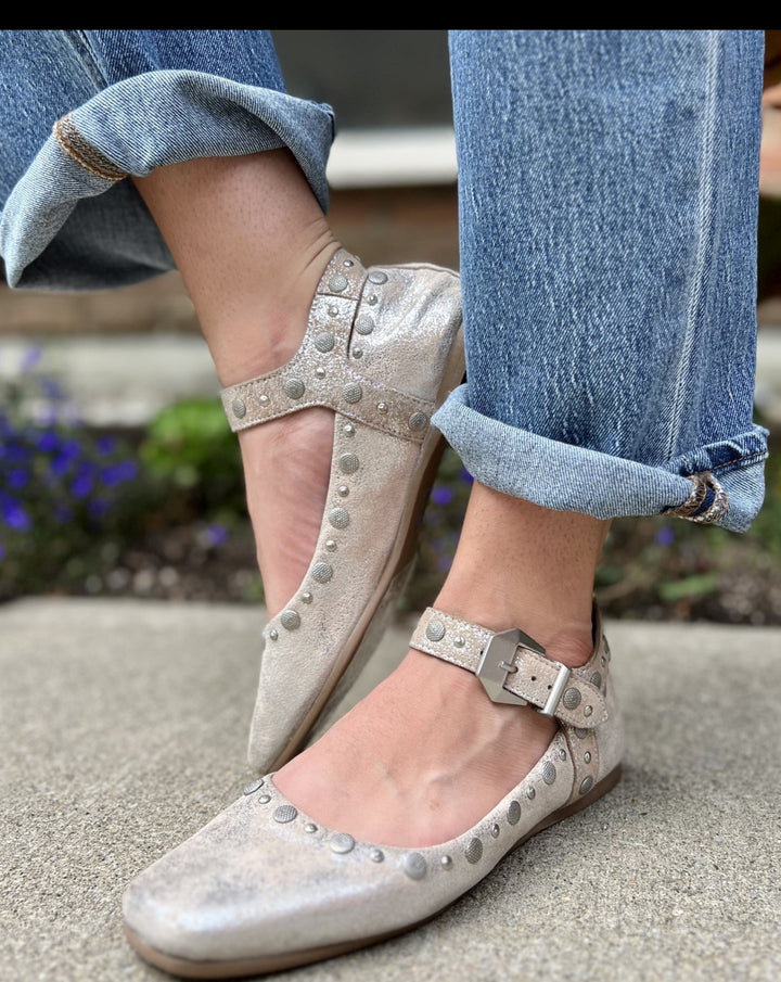 Free People Mystic Mary Jane Flat Champagne - Dear Lucy
