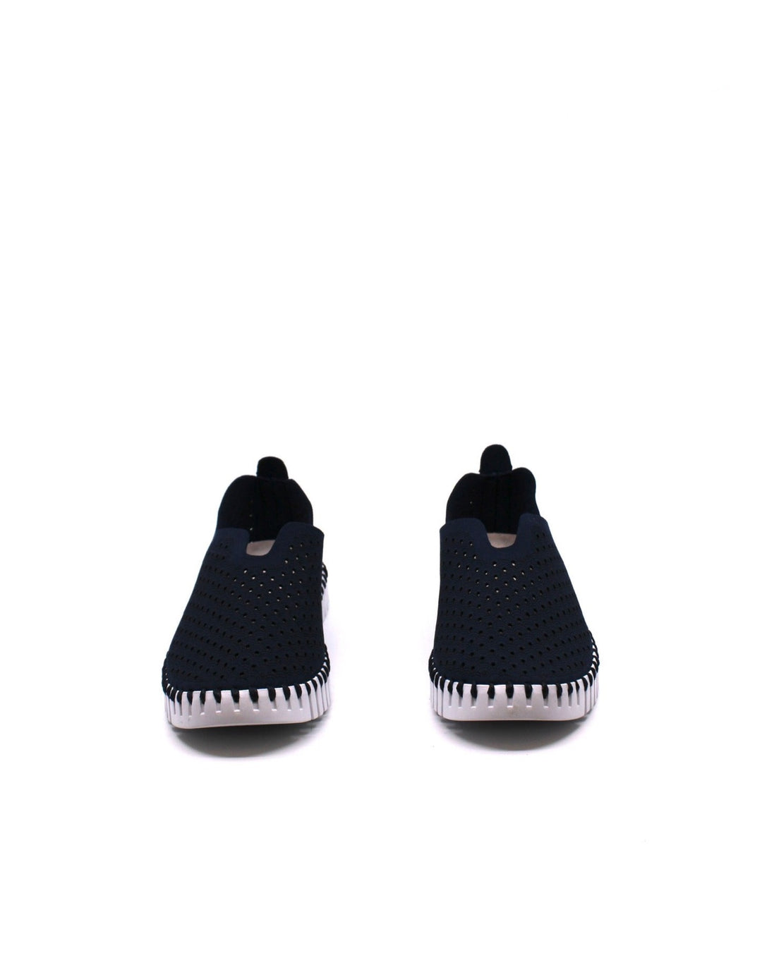 Ilse Jacobsen Tulip 139 Dark Indigo front view- Dear Lucy
Features a perforated design, flexible sole, and easy slip-on style with a rubber sole and flexible leather upper in dark indigo.