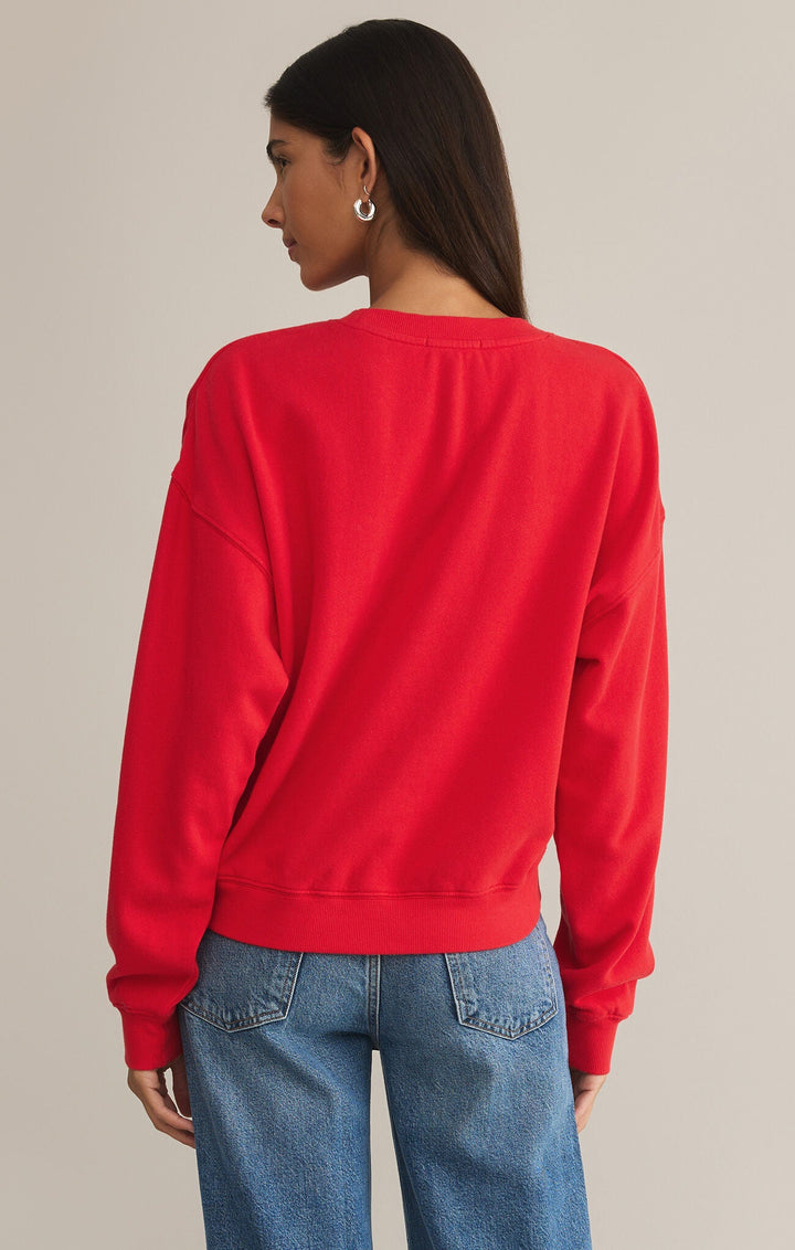 Z Supply First Date Sweatshirt Je T'aime - Dear Lucy