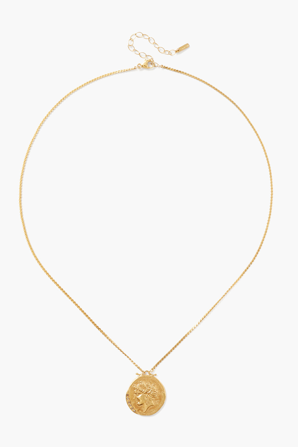 Chan Luu Gold Coin Necklace With Diamonds - Dear Lucy
