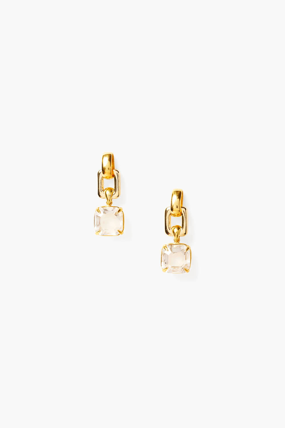 Chan Luu Ellis Earrings Crystal Gold - Dear Lucy