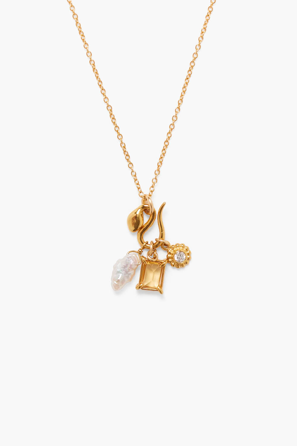 Chan Luu Cobra Necklace Citrine Mix - Dear Lucy