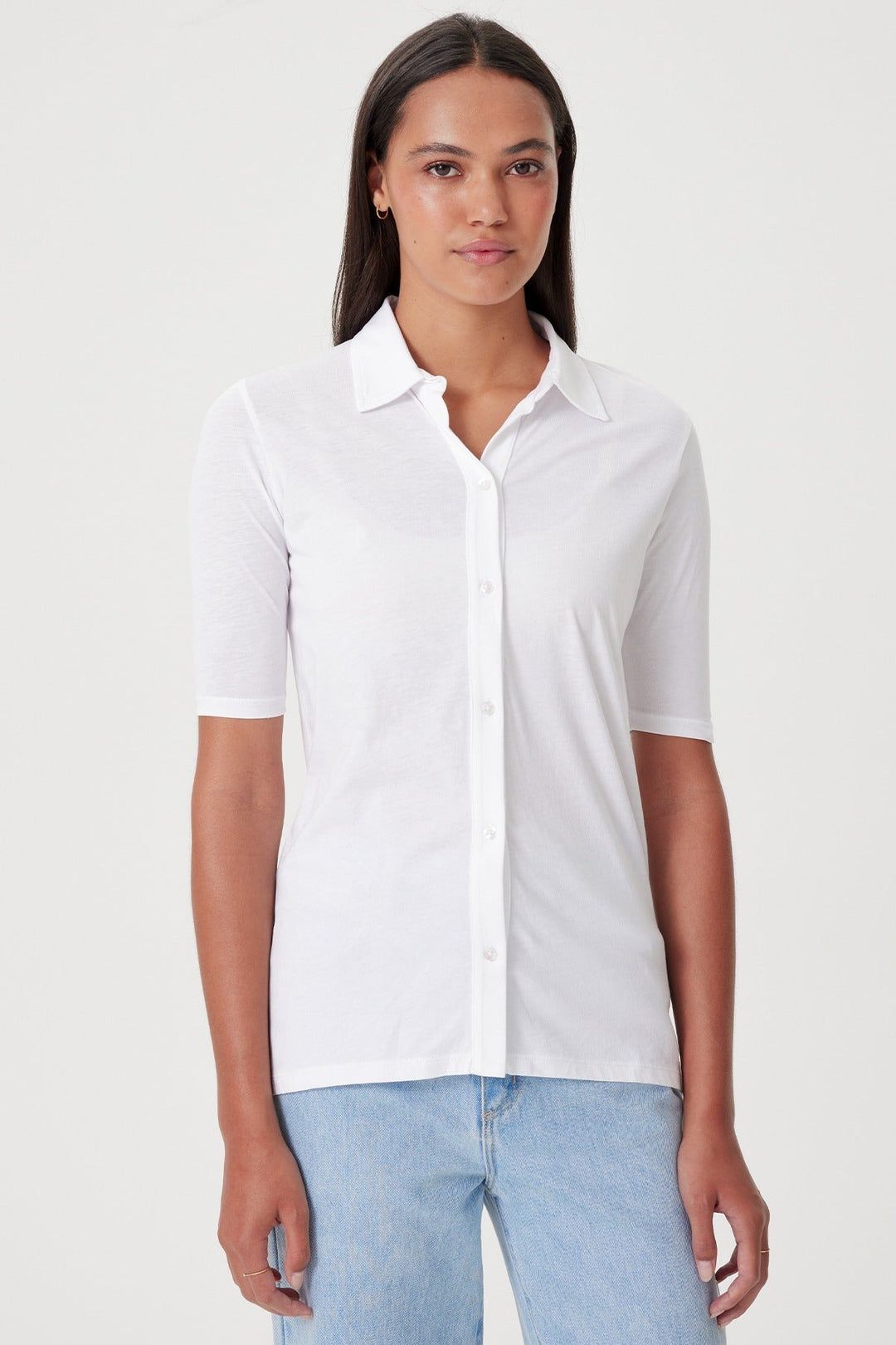 Goldie Organic Modern Short Sleeve Shirt - Dear Lucy