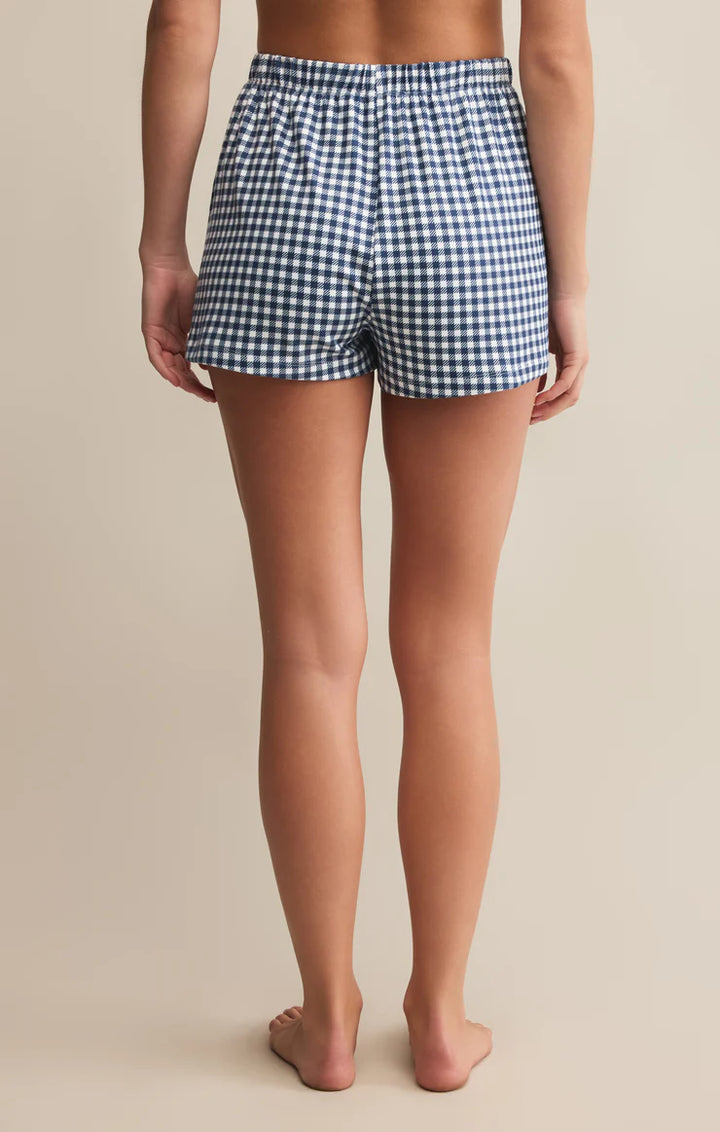 The Maddie Gingham Short by Z Supply is your new sunny-day essential. Made from breathable cotton with a playful gingham print, these shorts feature an easy pull-on waistband, relaxed fit, and flattering length. They're designed for comfort without sacrificing style.