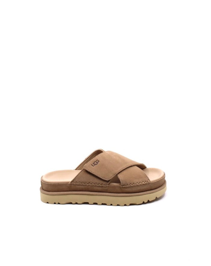 UGG® Goldenstar Cross Slide Driftwood - Dear Lucy