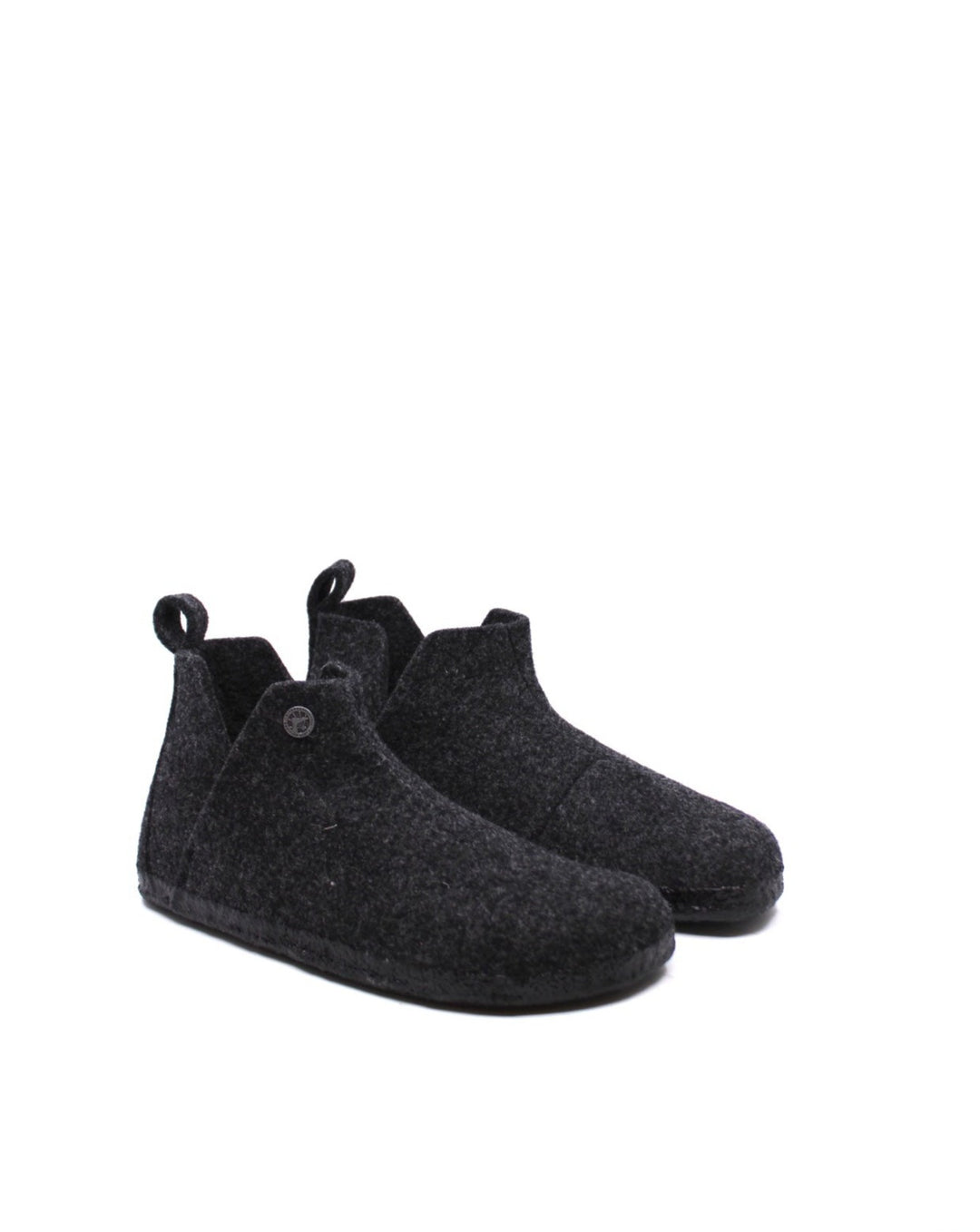 Birkenstock Andermatt Shearling Anthracite Narrow - Dear Lucy