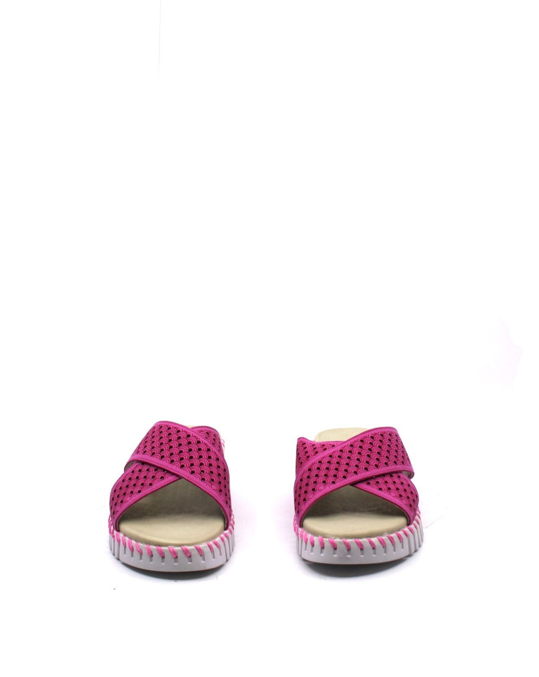 Ilse Jacobsen Tulip 1575 Cross Band Sandal Rose Violet - Dear Lucy