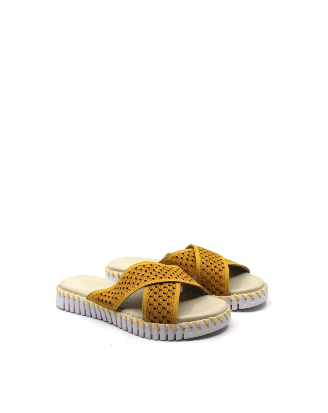 Ilse Jacobsen Tulip 1575 Cross Band Sandal Golden Rod - Dear Lucy