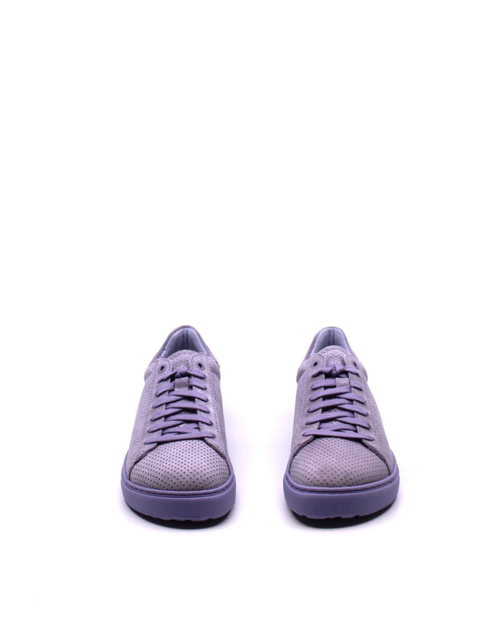 Birkenstock Bend Purple Fog Embossed Suede Narrow - Dear Lucy