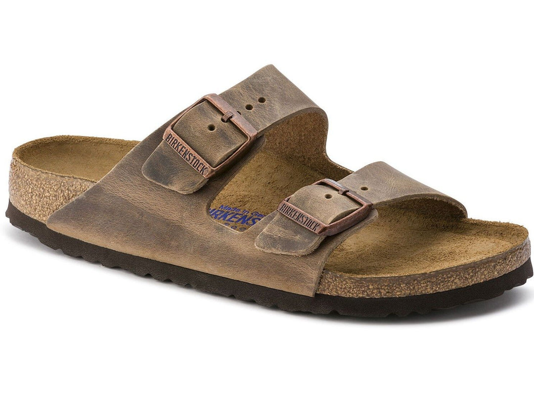 Birkenstock Arizona Tobacco Leather Narrow - Dear Lucy