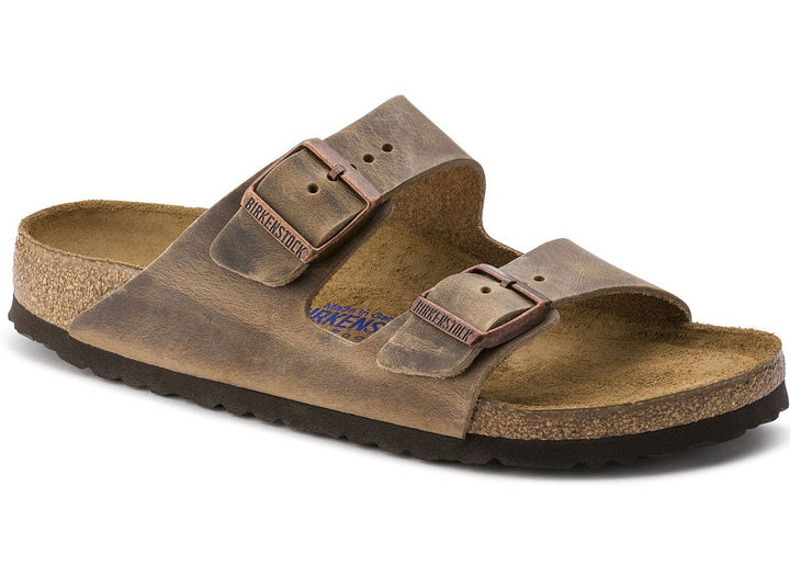 Birkenstock Arizona Tobacco Leather Narrow - Dear Lucy