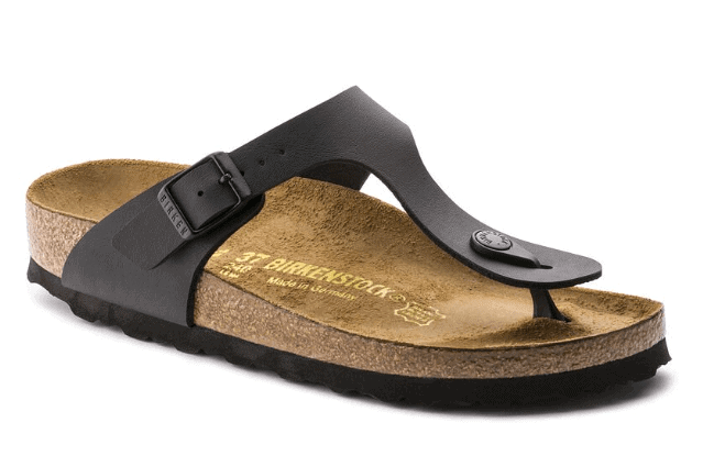 Birkenstock Gizeh Black Birko-Flor - Dear Lucy