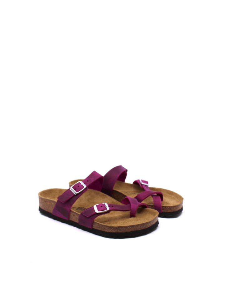 Birkenstock Mayari Festival Fuchsia Leather - Dear Lucy